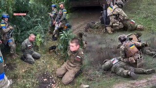 Horrible Footage!! Ukrainian Marines ambush & destroy 730 Wagner Group escape from Bakhmut Border