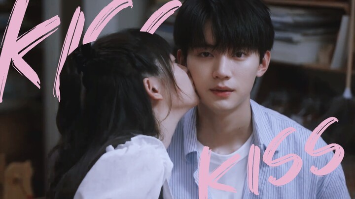 24 nụ hôn! Trong phim ngoài đời cứ hôn mãi không ngừng! Ngọt ngào! Bùng nổ! Tô Tại Tại x Trương Lục 