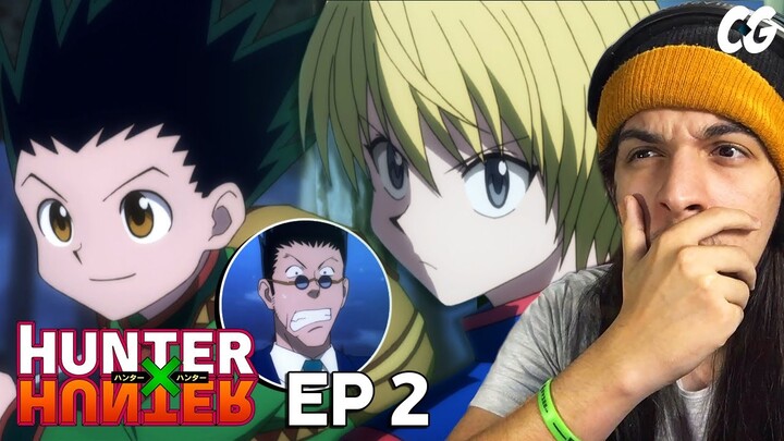 PRIMEIRO TESTE DO GON, KURAPIKA E LEORIO! - React Hunter X Hunter EP 2