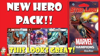 Star-Lord Marvel Champions Hero Pack Revealed! How Many Encounter Cards!?