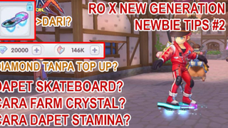 CARA DAPET SKATEBOARD DAN CARA FARM CRYSTAL  #TIPS PART 2 - Ragnarok X Next Generation Indonesia