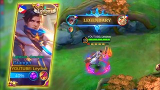 LEGENDARY! Granger Hyper Carry Jungle | MVP Perfect Gameplay | Mobile Legends: Bang Bang