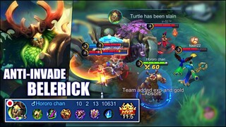 RISING TANK BELERICK COUNTER EARLY INVADE | MOBILE LEGENDS