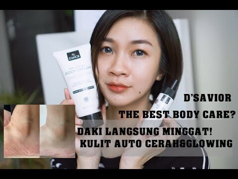 Review D'savior Peeling Spray & Whitening Body Serum I Langsung Cerah, Bersih & Glowing