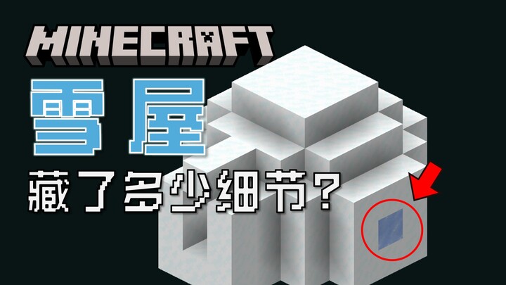 Chính nó mới là thiết kế xuất sắc nhất của Minecraft! Ngôi nhà tuyết có bao nhiêu yếu tố kỳ quái tro