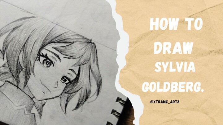 how to draw Sylvia Goldberg || shangiri la frontier