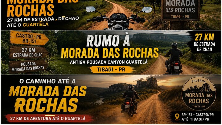 CAMINHO PARA A MORADA DAS ROCHAS | 27 KM DE ESTRADA DE CHÃO ATÉ A POUSADA