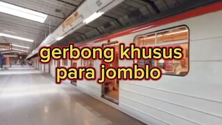 kereta unik !! gerbong khusus jomblo