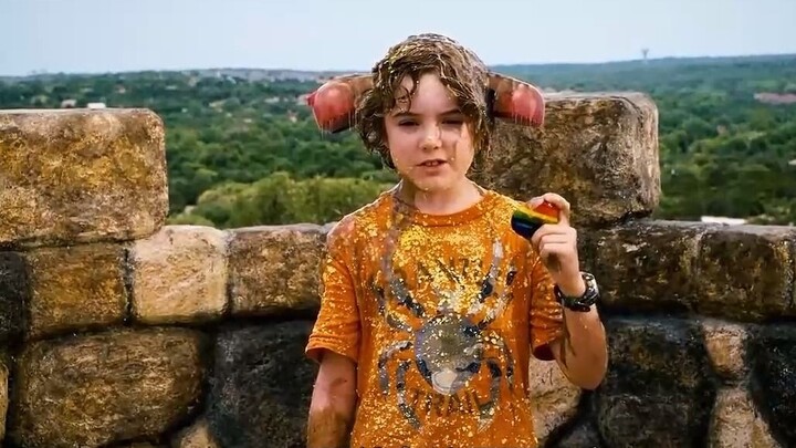 A child accidentally picked up a magical stone while playing, which can help people realize any wish
