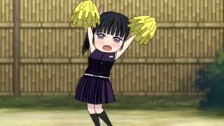 Kanao, who wanted to cheer for Tanjiro, became a cheerleader