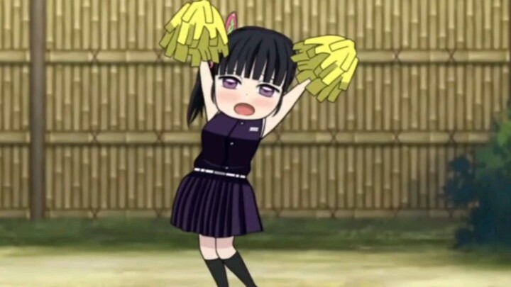 Kanao, who wanted to cheer for Tanjiro, became a cheerleader