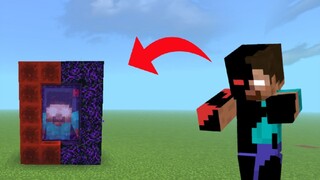 CARA MEMBUAT PORTAL HEROBRINE EXE - MINECRAFT