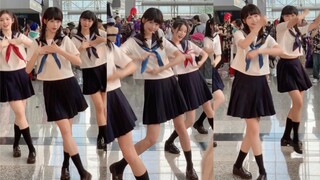 和姐妹们在漫展上翻跳了恋爱幸运曲奇！谁懂呀！