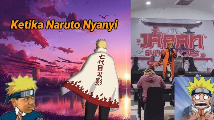 ketika Naruto Nyanyi di Japan summer vibe mall mangga dua jakarta (Anisong)