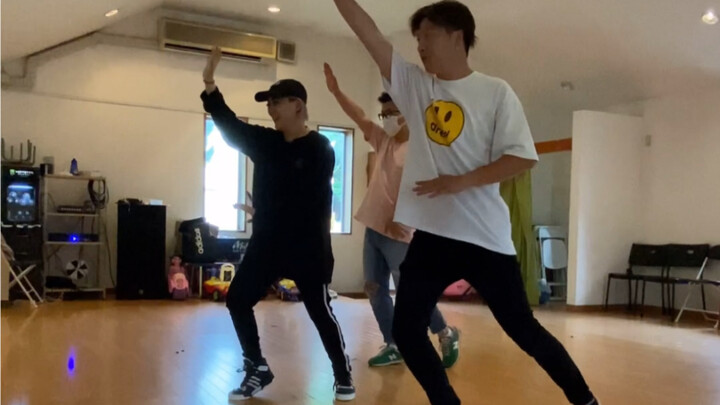 Before treating, I took my bro to lose weight by dancing—what do you guys think, who dances better b