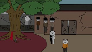 The locust tree is losing blood, there may really be something underneath (52) #沙雕动漫#鬼故事#沙雕系列