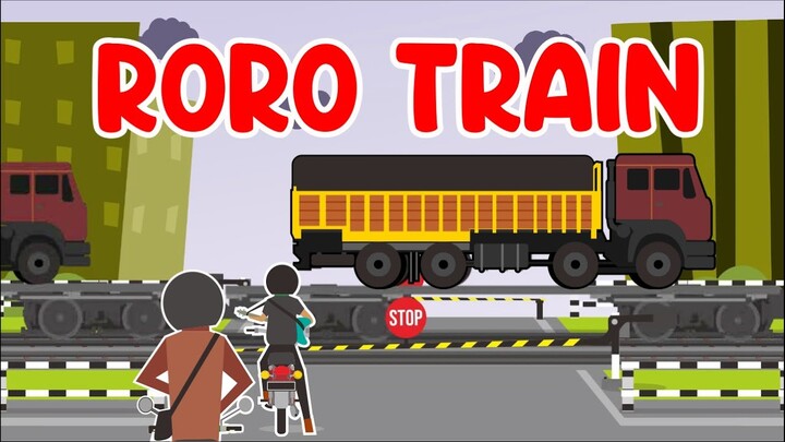 RORO Train l Trucks on RAIL