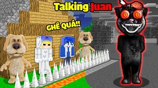 TÔ GÀ THỬ THÁCH 24H XÂY NHÀ AN TOÀN CHỐNG TALKING JUAN KINH DỊ TRONG MINECRAFT*TÔ GÀ XÂY NHÀ AN TOÀN