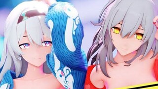 [MMD Honkai Impact: Star Dome Railway] Hype Boy | Firefly & Star