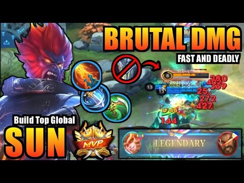 SUN BEST BUILD 2024 | TOP GLOBAL SUN BUILD | SUN GAMEPLAY | MOBILE LEGENDS