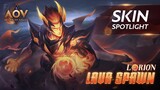 Lorion Lava Spawn Skin Spotlight - Garena AOV (Arena of Valor)