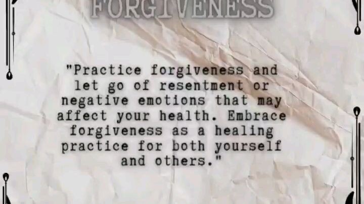 Practice Forgiveness