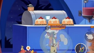 Tom and Jerry Mobile Game: The wall cracked, but a trap was stepped on!