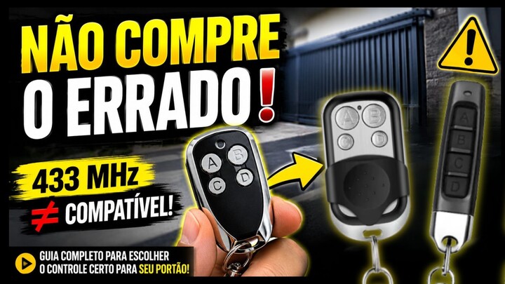 Como Escolher o Controle Clonador Certo para o Seu Portão (Sem Jogar Dinheiro Fora)