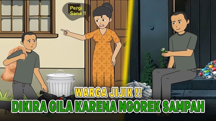 Dikira GILA Karena Ngorek Sampah… Warga Jijik! Ternyata Dia Diam-Diam Menyelamat
