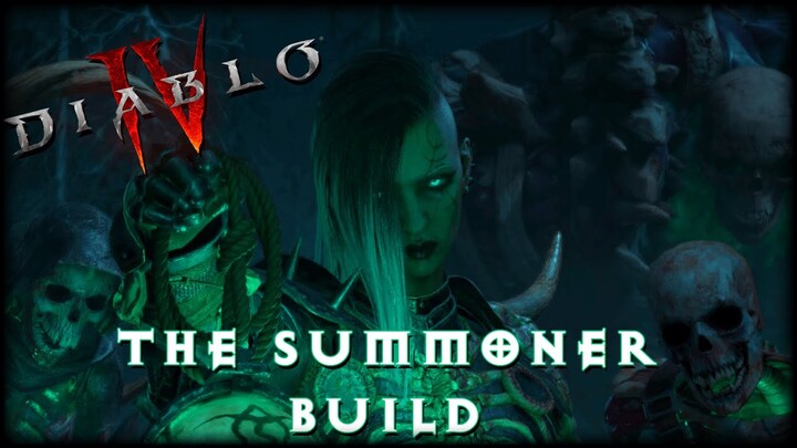 DIABLO 4 NECROMANCER - THE SUMMONER BUILD! (No Items, Skills Only)