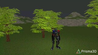 ก่อนนอนขอสร้างตัวการ์ตูนเต้นแบบตลกๆฮาๆคือ hi Andromon good night