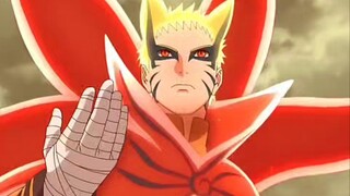 Naruto relies too much on the power of the Nine-Tails. Once the Nine-Tails is lost, he immediately b