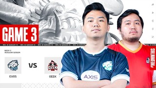 EVOS GLORY vs GEEK FAM | Regular Season Week 2 Day 2 | Game 3 | #MPLIDS13