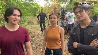 Paano iniligtas ni Elias si Nimfa mula kay Calvin? (Behind-the-scenes) | Black Rider