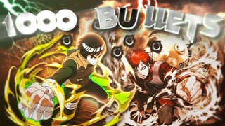 Rock Lee vs. Gaara - 1000 Bullets・ [AMV][4K]