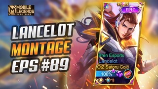 LANCELOT FREESTYLE KILL + UNLIMITED SKILL 1 😱 | RANK HIGHLIGHTS | LANCELOT MONTAGE #89 | MLBB