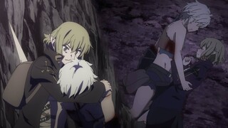 Ryuu save Bell from the Juggernaut | Ryuu wished Bell to hold her once more | DanMachi S4  EP 10