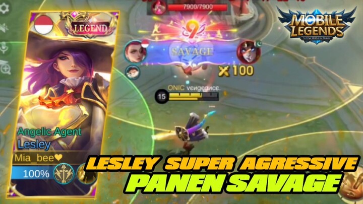 Lesley super agressive panen savage