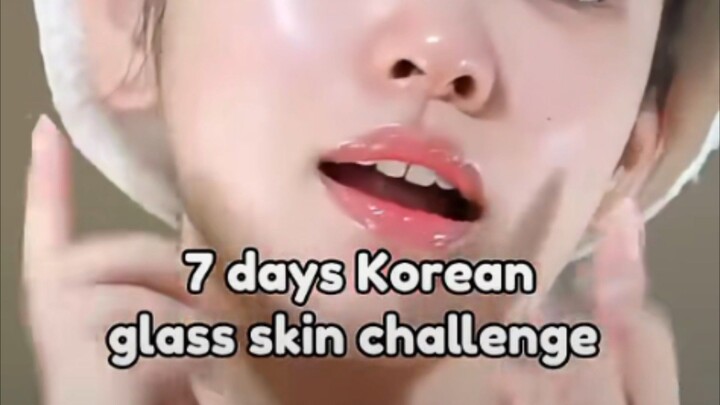 7 days glass skin challenge #glow#viral#billibili#skincare#shorts