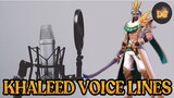 KHALEED VOICELINES [60 FPS] | Mobile Legends: Bang Bang!