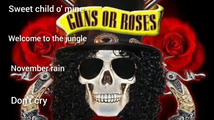 guns in roses top 5 songs