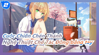 [Cuộc Chiến Chén Thánh] Hiệp Sĩ và Kiếm Sĩ Saber làm bằng tay_2