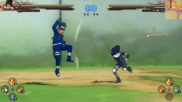 Game đối kháng Naruto 4 - Sasuke vs Obito