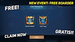 INDONESIA SERVER GET FREE PERMANENT EXCLUSIVE BOARDER AVATAR | (CLAIM NOW) MOBILE LEGENDS BANG BANG