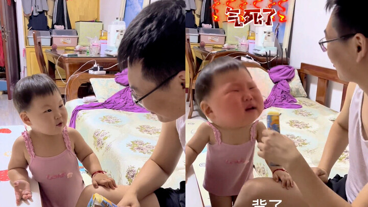 A cute 2-year-old recites ancient poems just to get an ice pop, and their hilarious accent as they a