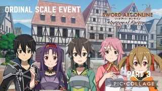 Sword Art Online Integral Factor: Ordinal Scale Event Part 3