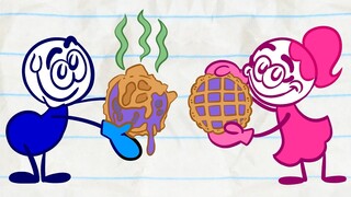 Pencilmate's SUGAR Showdown! | Animated Cartoons Characters | Animated Short Films