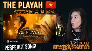 FIRSTIME REACTION I THE PLAYAH - SOOBIN X SLIMV (Special Performance / Official Music Video)