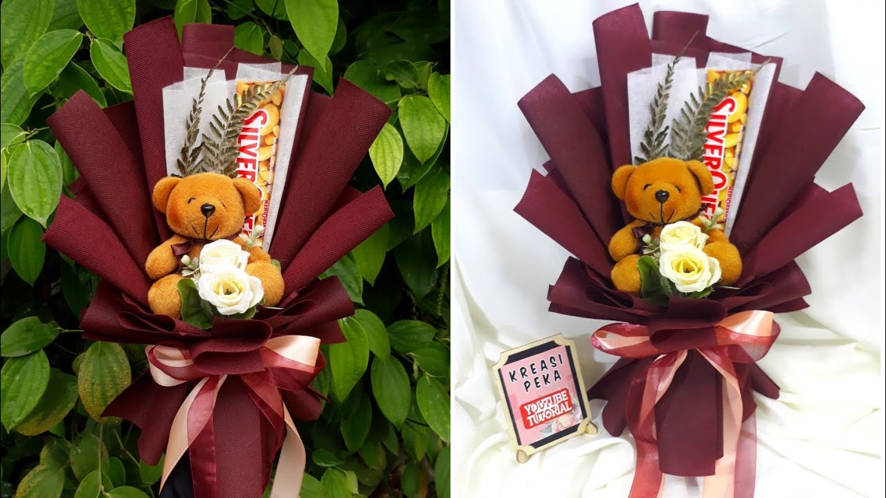 TUTORIAL - bouquet chocolate ll cara buat bouquet coklat ll simple