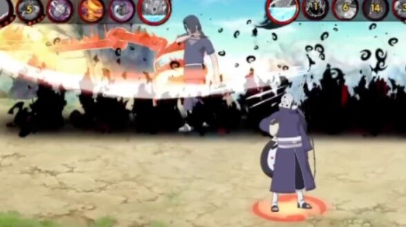 uchiha itachi; datang dan bermain